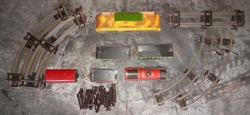 Lot trains hornby mécanique - 0,